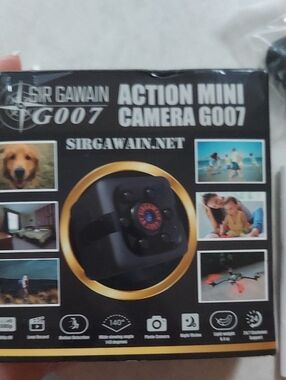 SIR GAWAIN Action Mini Camera G007 - Black